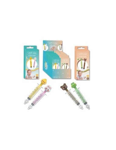 Jeringa Nasal Careyou baby rana/osito. 2 unidades.