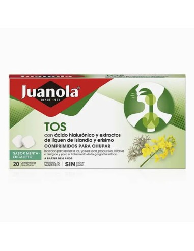 Juanola Tos Comprimidos para chupar. 20 comprimidos