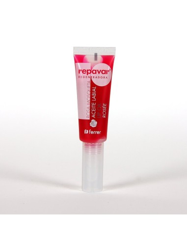 Repavar Aceite Labial Lip Oil Rosée Rosa de Mosqueta. 10 ml
