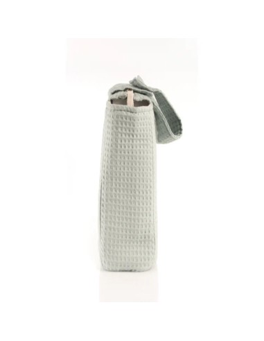 Mustela bolso paseo algodon color verde menta. 2