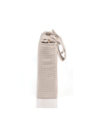 Mustela bolso paseo algodon color beige. 2