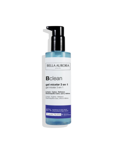 Bella Aurora Bclean gel micelar 3 en 1. 200 ml