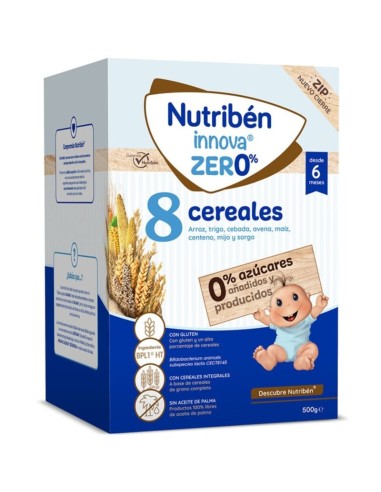 Nutriben Innova 8 Cereales 0% 1 Envase 500 G