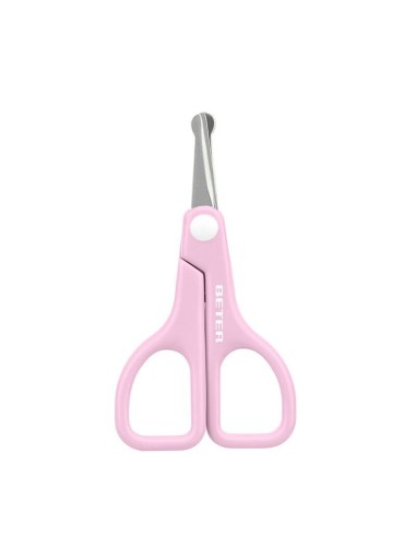 Tijera Bebe Beter Mango Plastico  9.2 Cm
