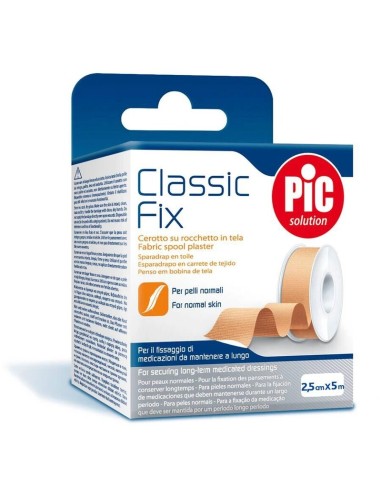 Esparadrapo Pic Classic Fix Tela color Piel.