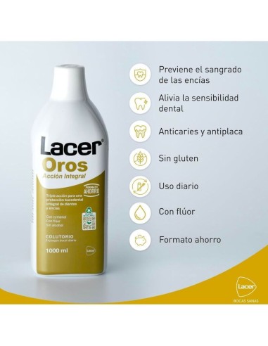 Lacer Oros Accion Integral Colutorio 1000 ml 2
