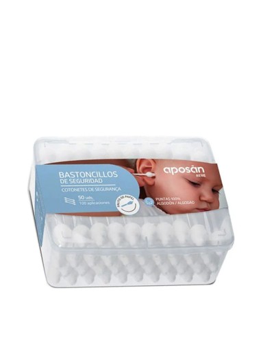 Aposan Bastoncillos Bebe 50U 2