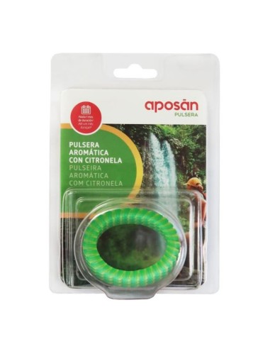 Aposán pulsera aromatica con citronela muelle. 3 uds