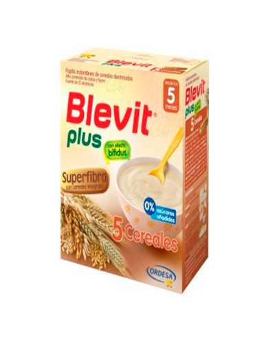BLEVIT PLUS SUPERFIBRA PAPILLA 5 CEREALES  600 G