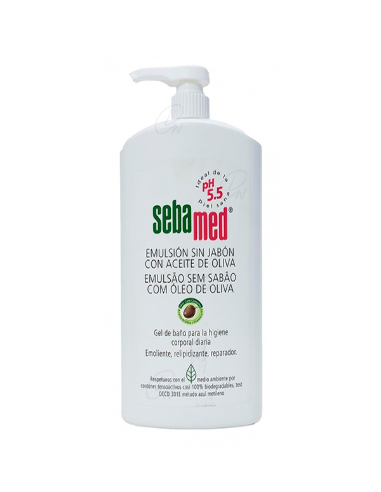 SEBAMED EMULSION SIN JABON CON ACEITE DE OLIVA  1 L