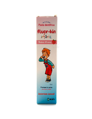 FLUOR KIN INFANTIL PASTA DENTIFRICA FRESA 50 ML