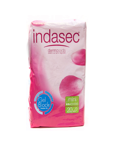 INDASEC MINI COMPRESA PERDIDAS LEVES 22 ABSORB