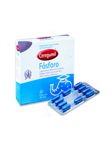 CEREGUMIL FOSFORO C/ LECITINA DE SOJA CAPS 60 CAPS
