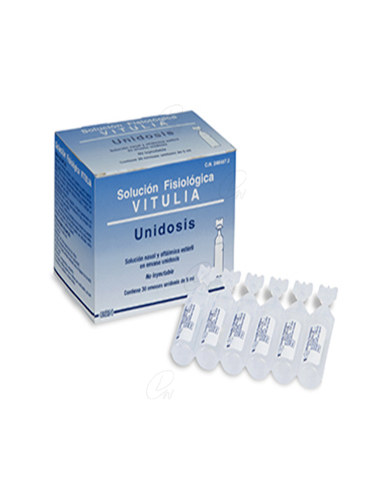 VITULIA SOLUCION FISIOLOGICA MONODOSIS 30 U