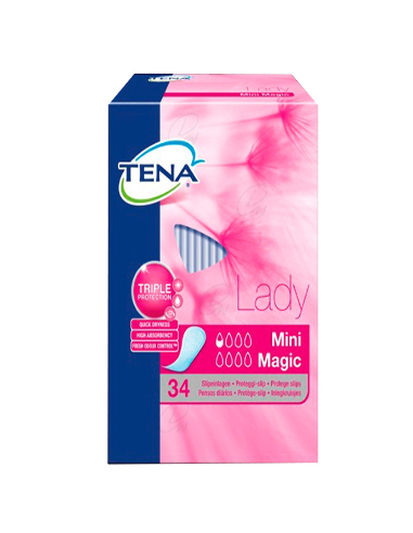 ABSORB INC ORINA LIGERA TENA LADY MINI MAGIC 34 U