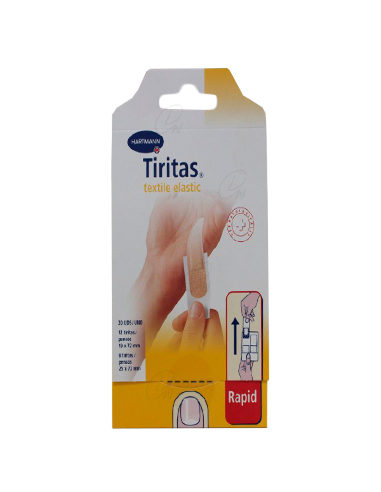 TIRITAS ELASTIC RAPID TEXTIL 20 U