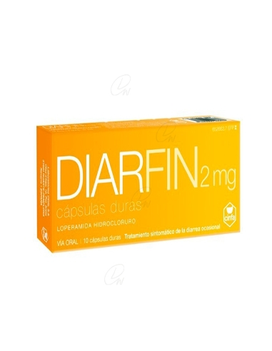 DIARFIN 2 mg CAPSULAS DURAS, 10 cápsulas