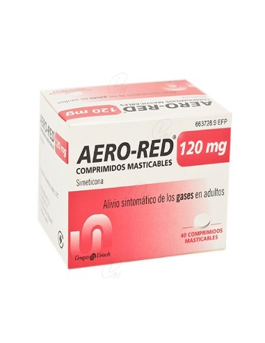 AERO-RED 120 mg COMPRIMIDOS MASTICABLES, 40 comprimidos