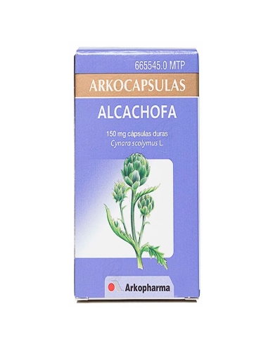 ARKOCAPSULAS ALCACHOFA 150 mg CAPSULAS DURAS, 100 cápsulas
