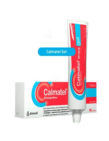 CALMATEL 18 mg/g GEL, 1 tubo de 60 g