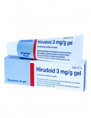 HIRUDOID 3 mg/g GEL, 1 tubo de 40 g