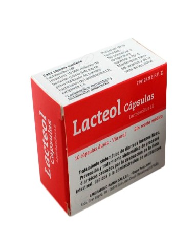 LACTEOL CAPSULAS, 10 cápsulas