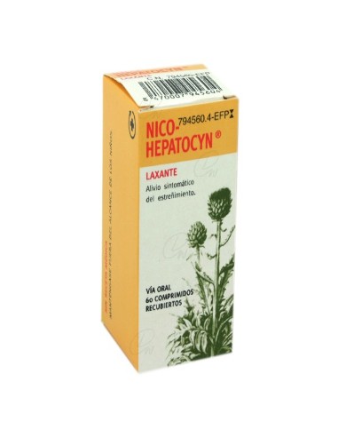 NICO-HEPATOCYN COMPRIMIDOS RECUBIERTOS, 60 comprimidos