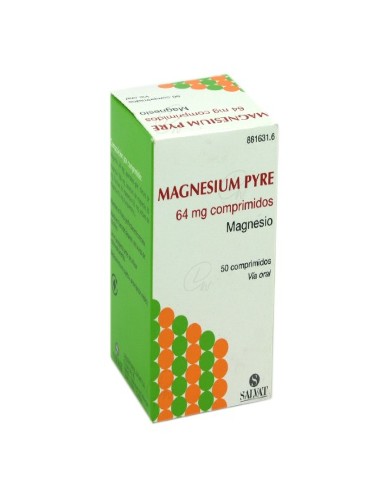 MAGNESIUM PYRE 64 mg COMPRIMIDOS, 50 comprimidos