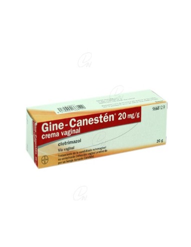 GINE-CANESTEN 20 mg/g CREMA VAGINAL, 1 tubo de 20 g